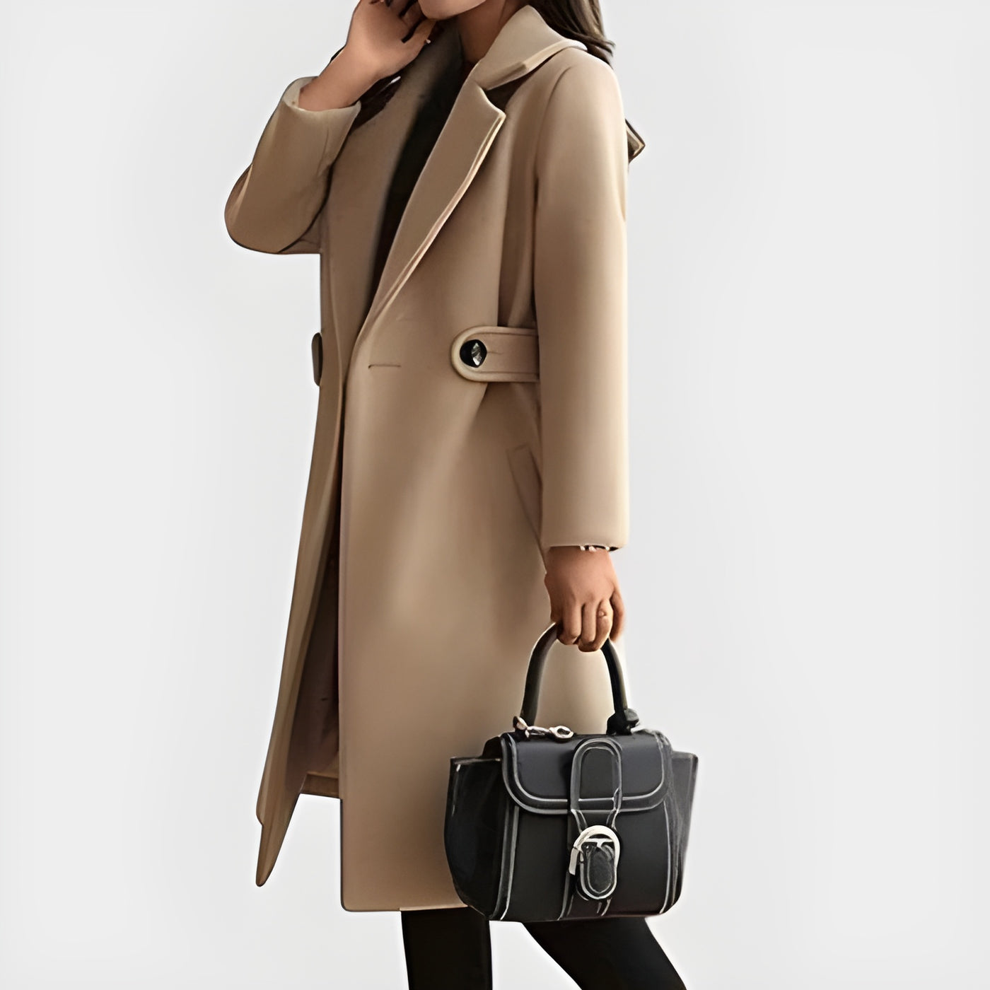 Chloé | Manteau Élégance avec ceinture