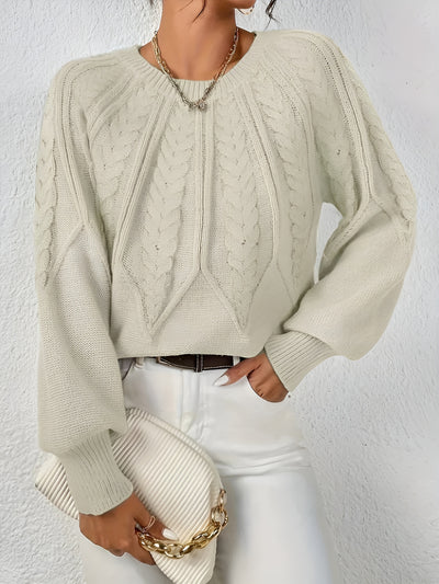 Jade | Élégant pull chaud tricoté